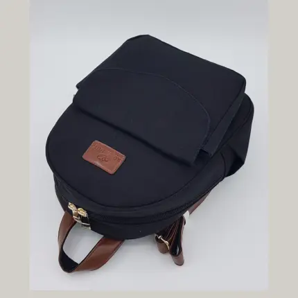 RH-11 Stylish Denim Backpack - Black