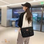 Rh-04 Denim Ladies Side bag black 1