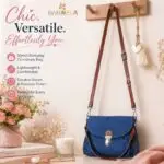 RH-07 Denim Charm Crossbody Bag