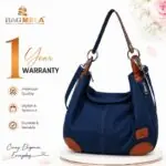 Rh-01 Dark Blue Denim Ladies Hand Bag