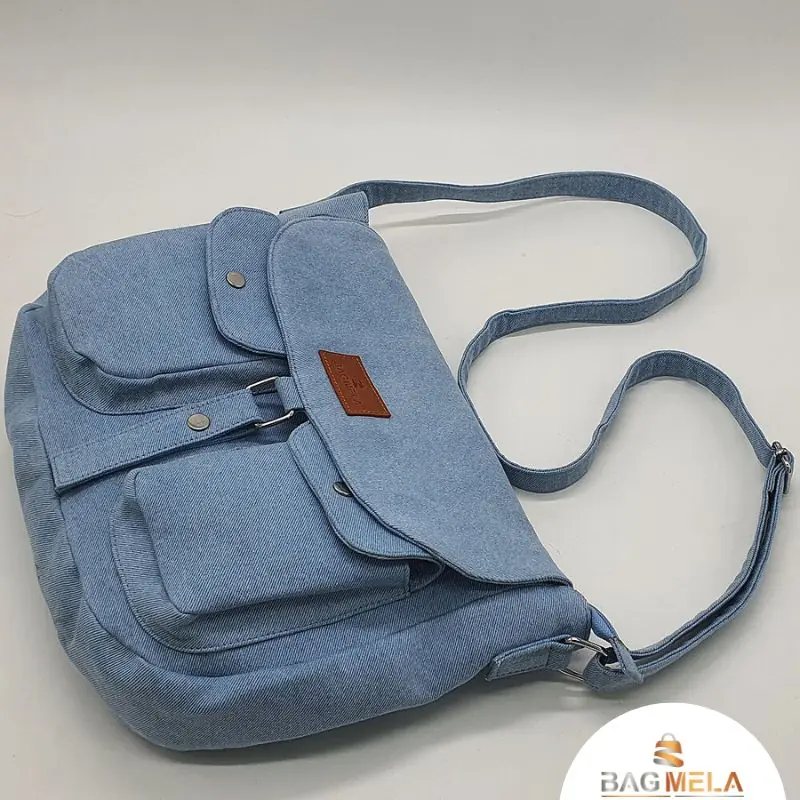 Rh-04  Denim Ladies Side bag - Image 6