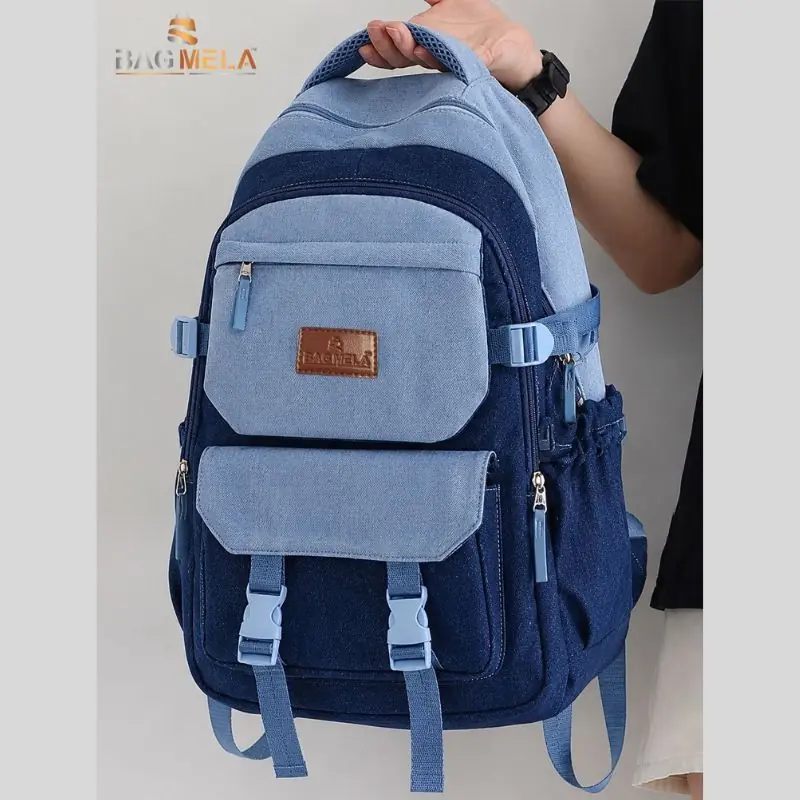 1 RH-130 Stylish Denim Backpack - Image 1