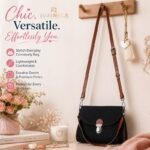 RH-07 Denim Charm Crossbody Bag - Image 2